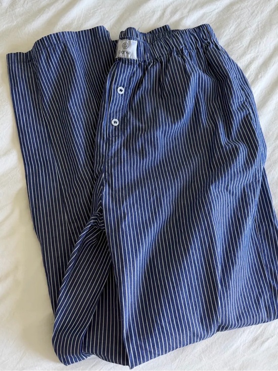 Parke Pants - Parke Pinstripe Navy Lounge Pants